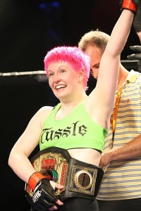 Aisling Daly win a MMA competition